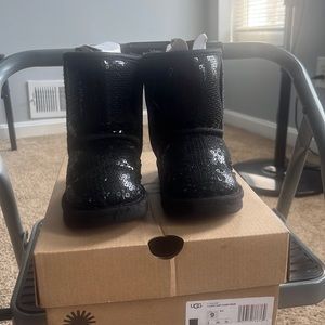Toddle Black Sparkle Ugg